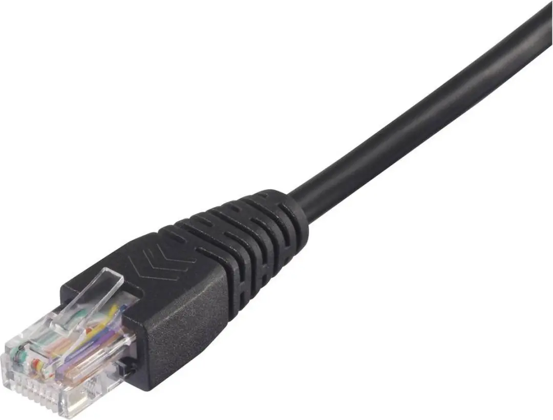 Renkforce RJ45 Netwerk Adapterkabel 30cm - Zwart