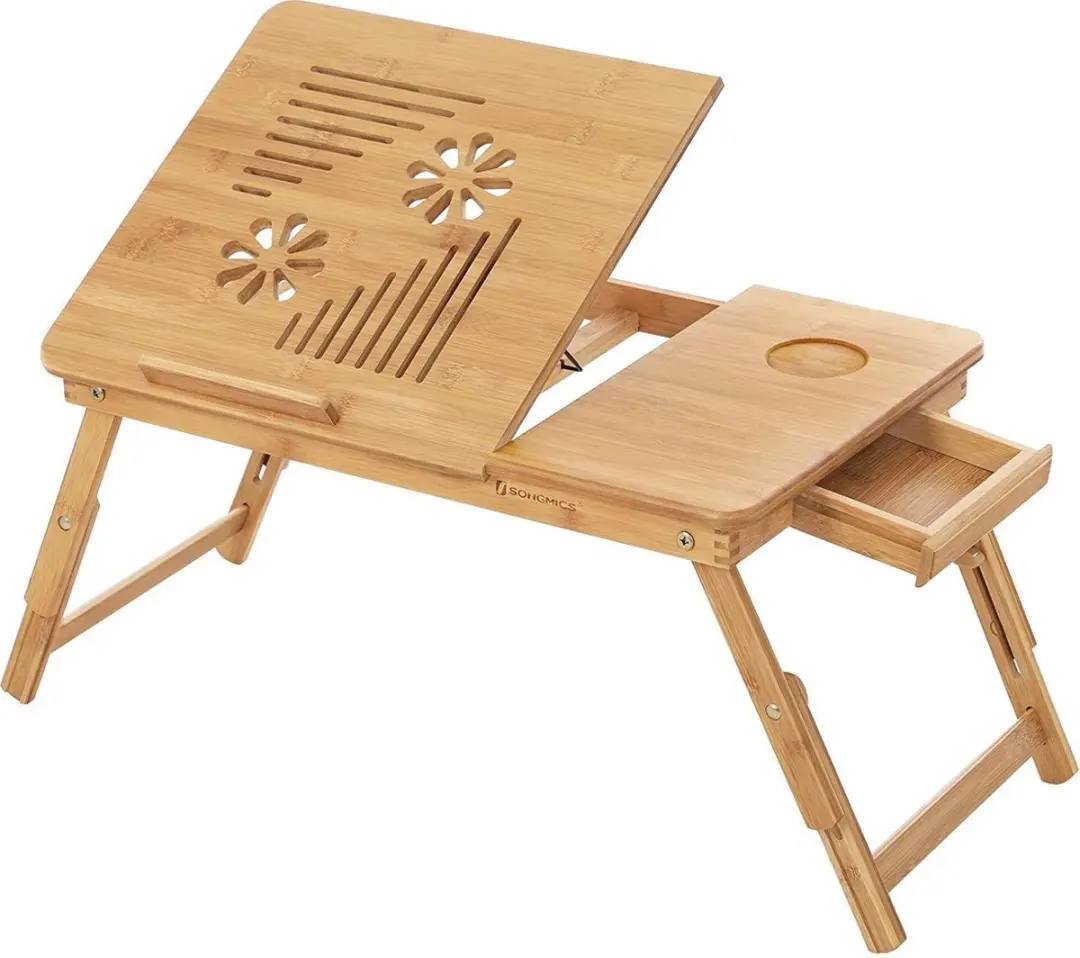 Songmics Houten Laptoptafel Notebook Stand