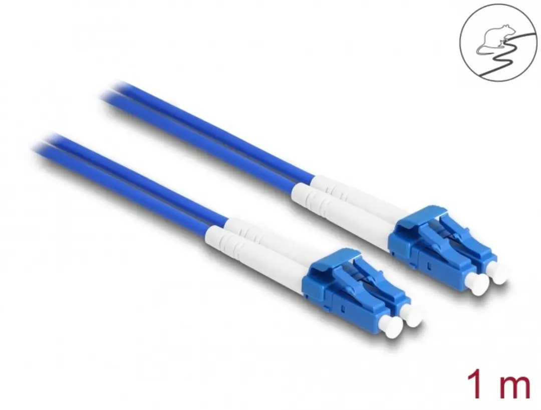 Delock LC Duplex OS2 1m Glasvezelkabel