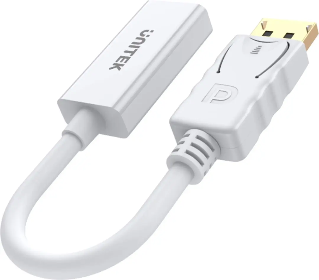 Unitek DisplayPort naar HDMI-adapter 4K - Wit