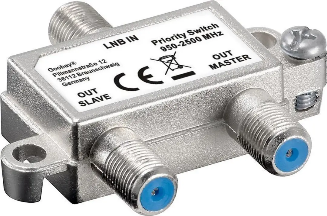 Goobay Premium Satelliet Priority Switch 2x 950-2500 MHz