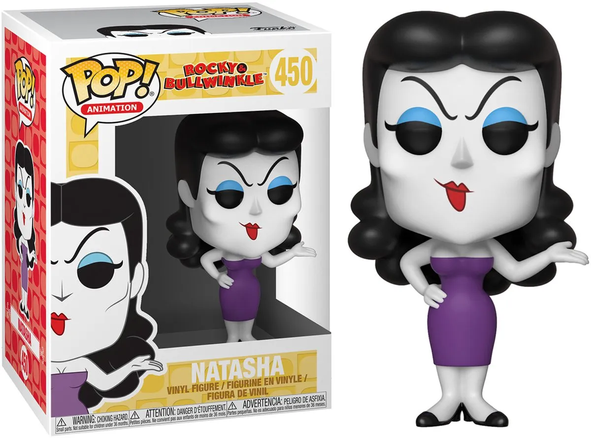 Funko Animation #450 Natasha Pop! - Rocky & Bullwinkle
