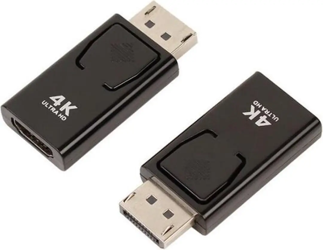 NÖRDIC DPHM-100 DisplayPort naar HDMI Adapter 4K 30Hz - Zwart