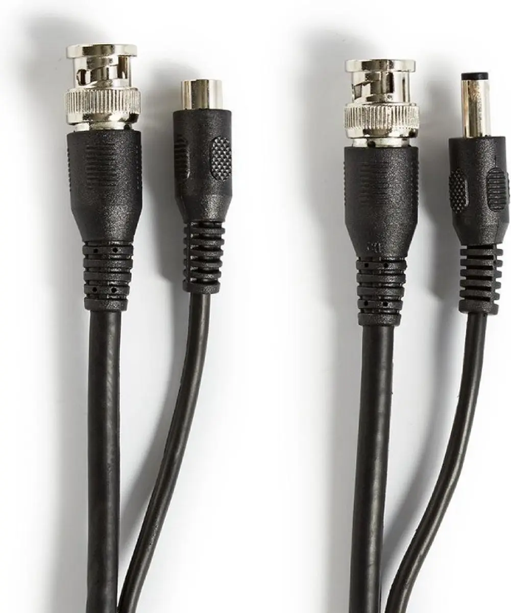Nedis CCTV Kabel BNC/DC 20m - Zwart