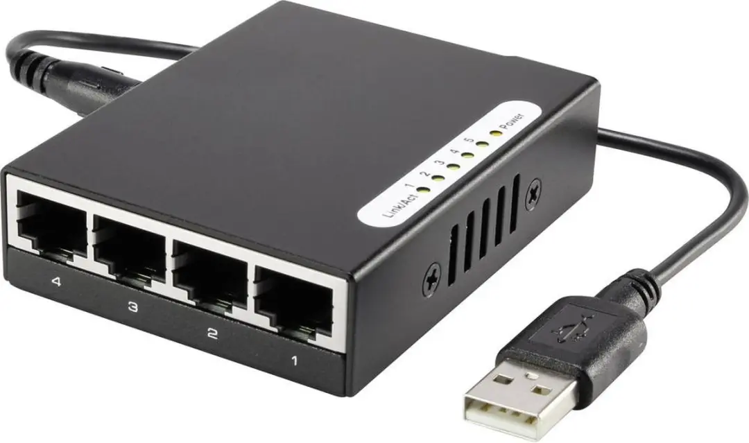 Renkforce RF-4451433 Netwerk Switch 5 Poorten 100 MBit/s