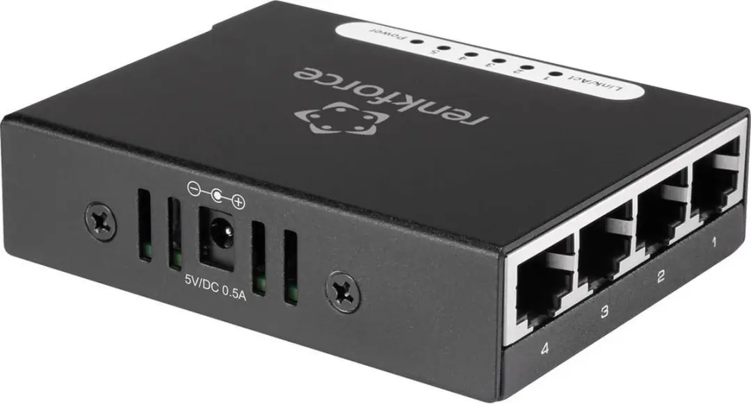 Renkforce RF-4451433 Netwerk Switch 5 Poorten 100 MBit/s