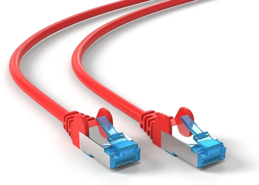 Goobay CAT 6A Netwerkkabel S/FTP Rood