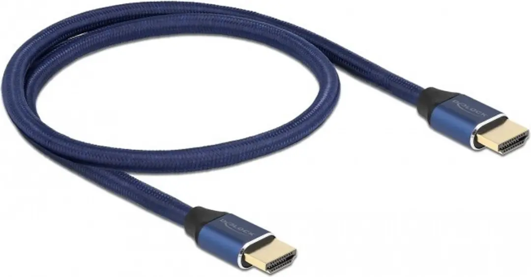 Delock Ultra High Speed HDMI Kabel 48 Gbps 8K 60Hz - Blauw 0.5m