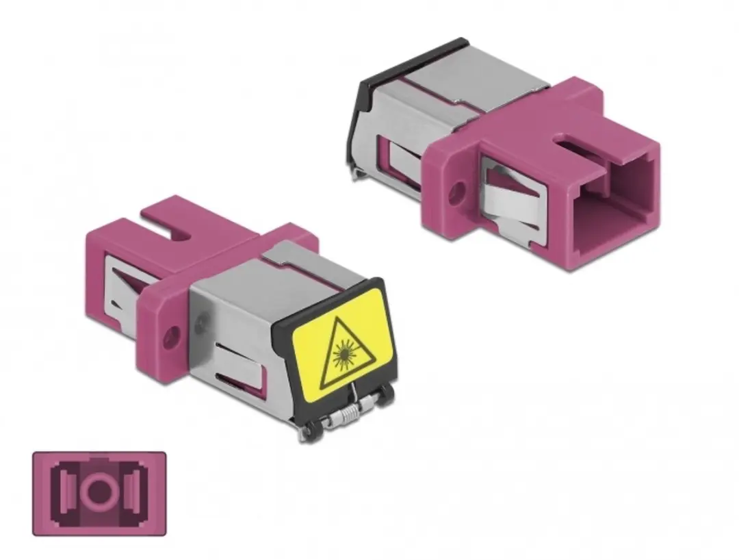 Delock SC Simplex Violet Optische Koppler