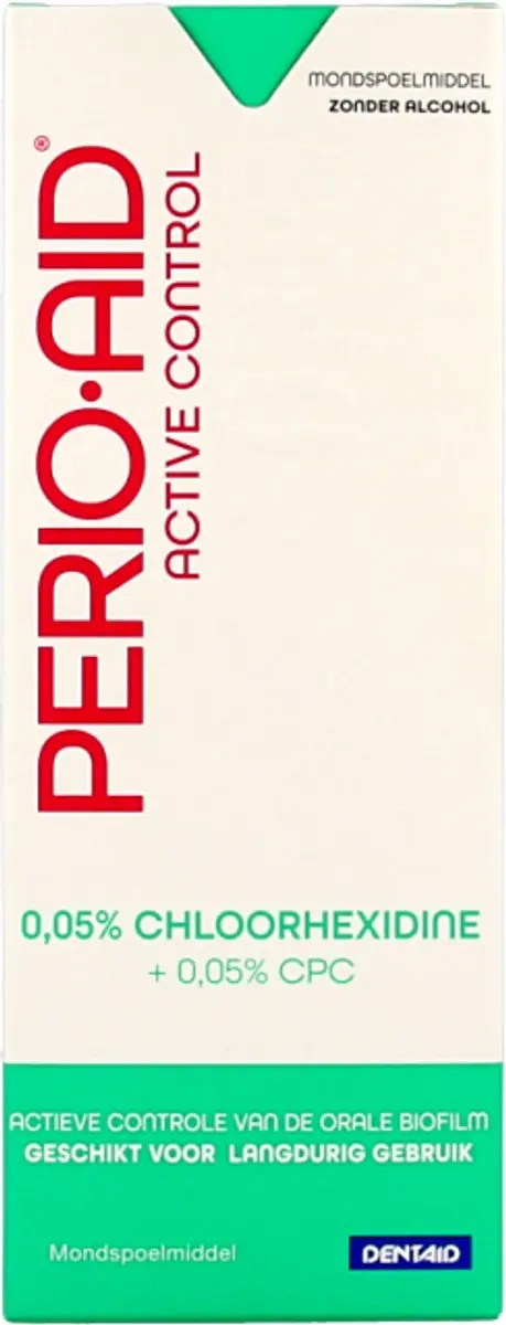 PerioAid Mondspoelmiddel Active Control 0,05% 500 ml