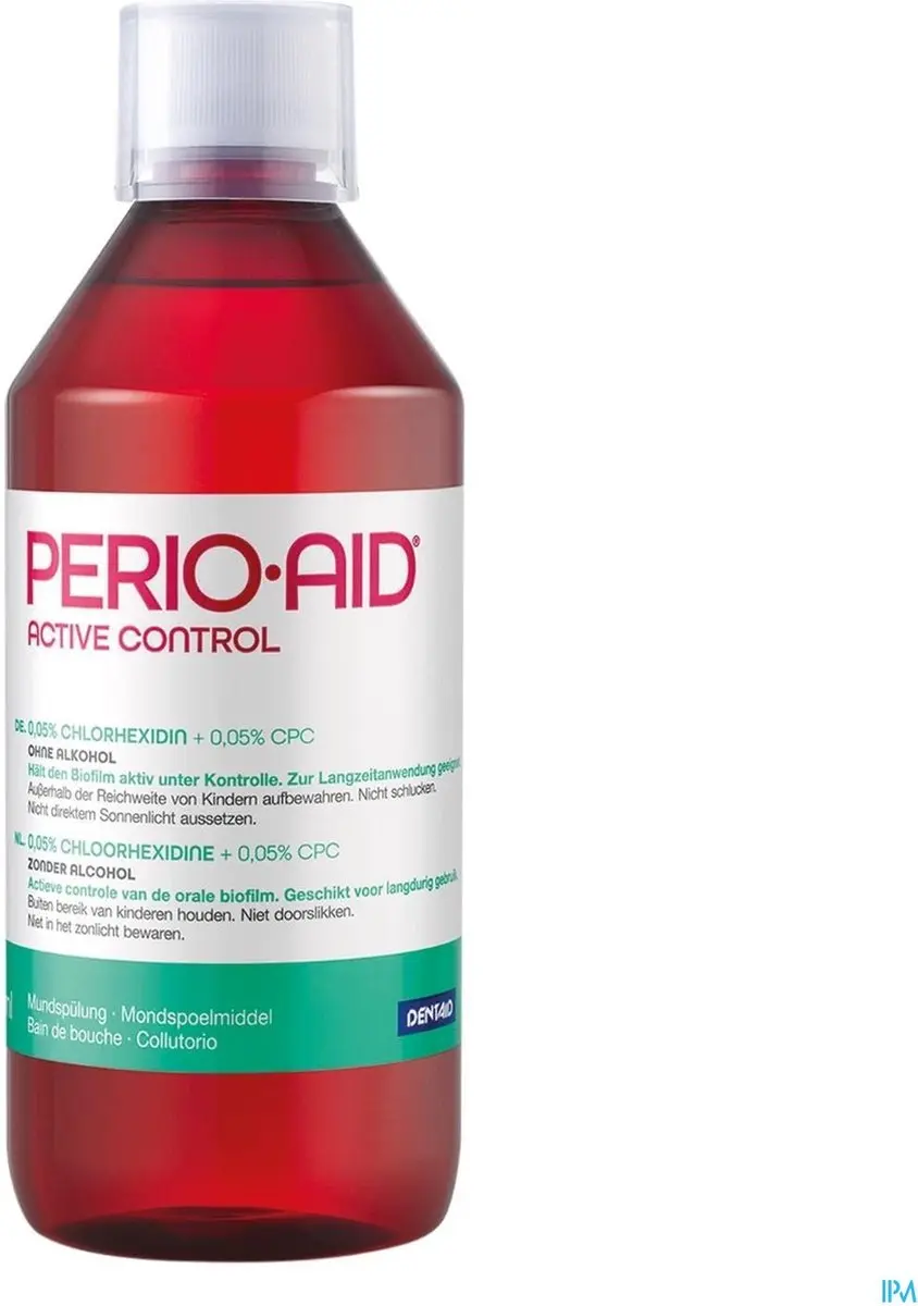 PerioAid Mondspoelmiddel Active Control 0,05% 500ml - afbeelding 6 van 6
