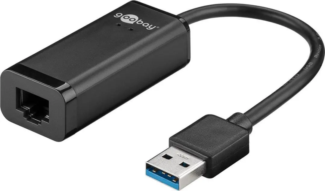 Goobay USB-A naar RJ45 LAN Adapter CAT6 - 10 Stuks
