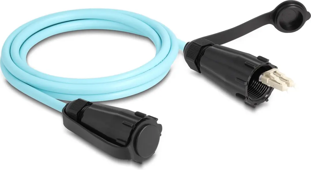 Delock LC Duplex OM3 Aqua 2m Kabel - IP68