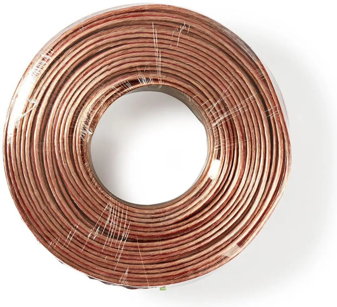Nedis Speaker-Kabel CAGW2500TR1000 2x2.50mm² - 100m - Transparant