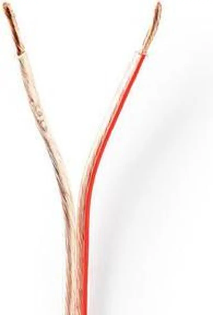 Nedis Speaker-Kabel CAGW2500TR1000 2x2.50mm² - 100m - Transparant
