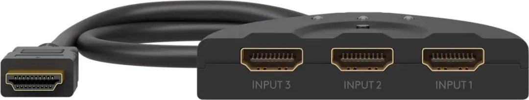 Goobay HDMI Schakelaar 3 naar 1 58487 - 4K 30Hz - Zwart