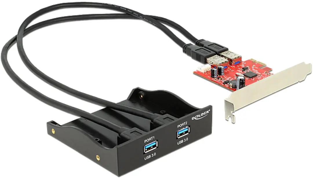 Delock Front Panel USB 3.0 PCI Express Card