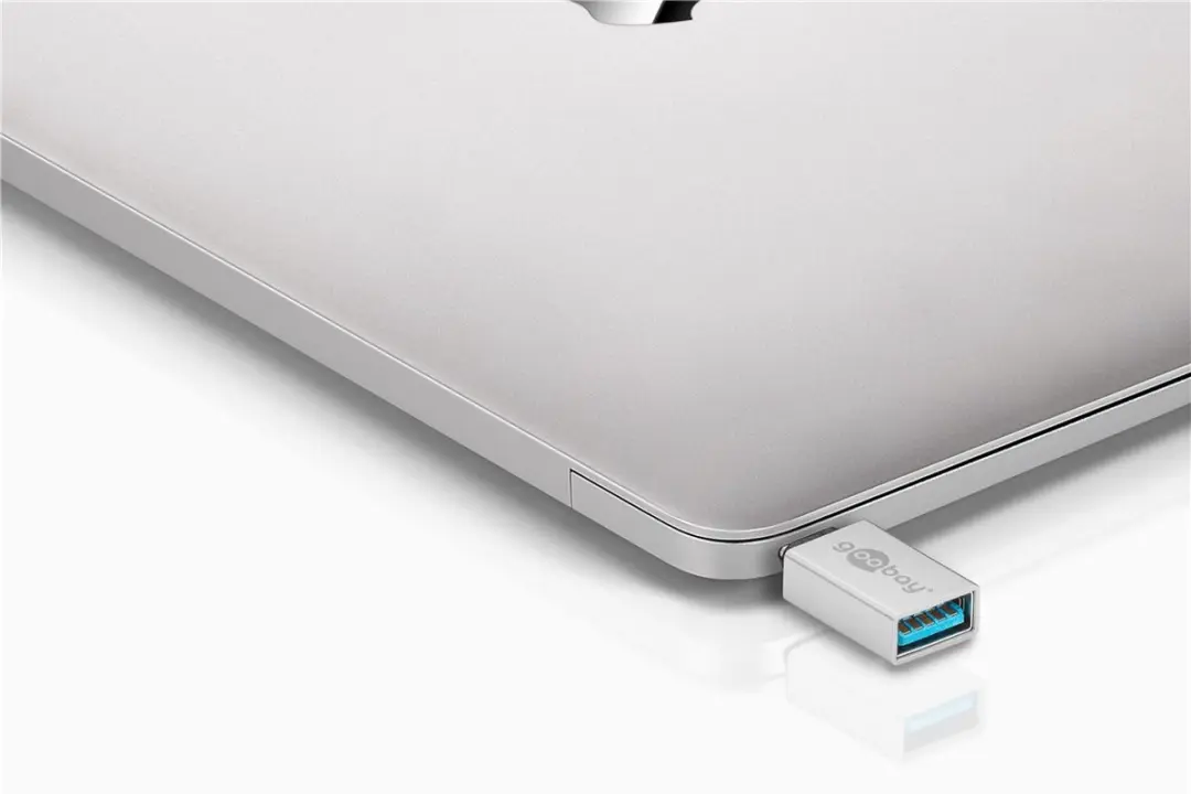 Goobay USB-C naar USB-A OTG Adapter USB3.0 - Zilver
