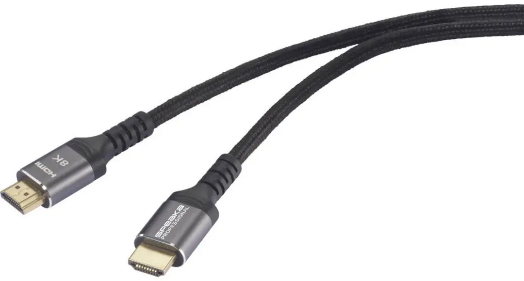 SpeaKa Professional SP-13125636 HDMI-kabel 8K 3m