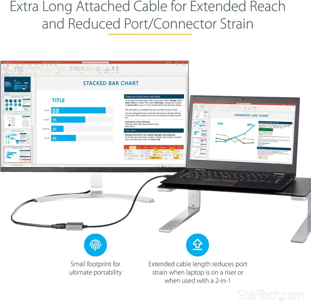 Startech Mini DisplayPort naar HDMI Adapter MDP2HDEC - Metaal