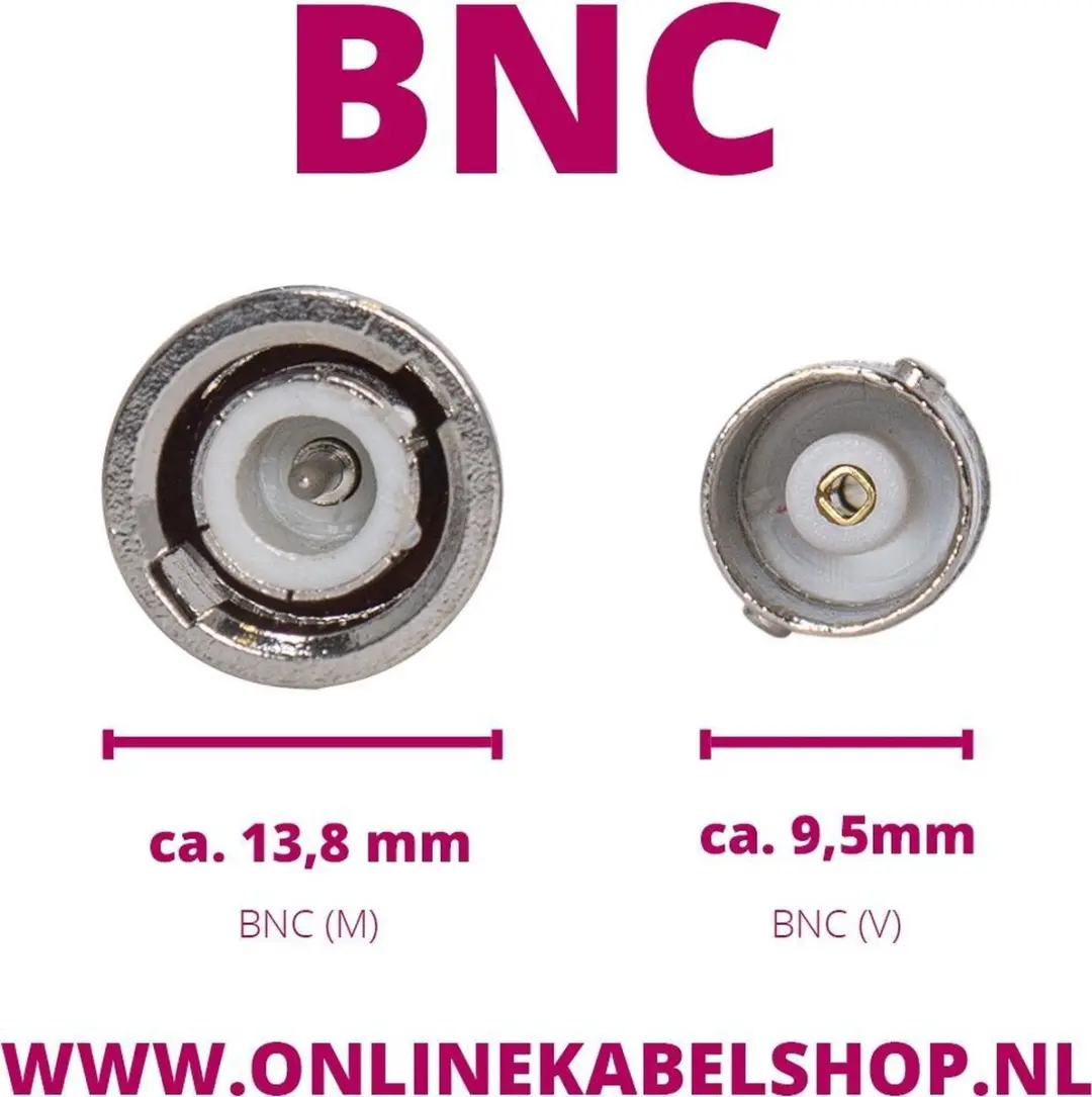 Delock BNC Kabel LMR195 50 Ohm - 10m - Zwart