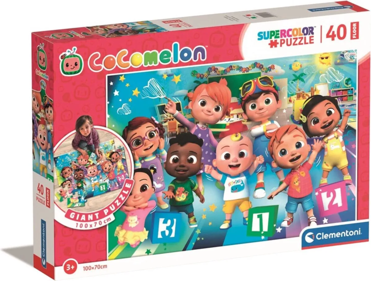 Clementoni Cocomelon Vloerpuzzel 40 Stuks