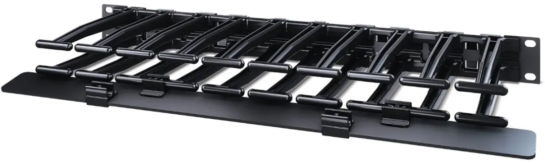 APC AR8612 Horizontale Kabelmanager 1U - 6" Diep - Enkelzijdig - Zwart