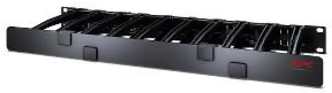 APC AR8612 Horizontale Kabelmanager 1U - 6" Diep - Enkelzijdig - Zwart