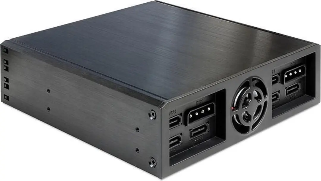Delock 47221 Mobile Rack 6x 2,5" HDD/SSD - 5,25" - Zwart