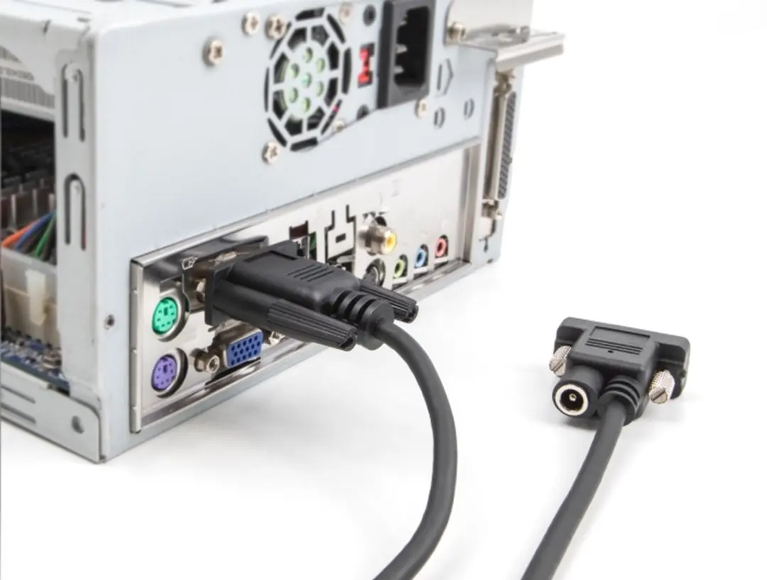 Delock RS-232 D-Sub9 Kabel 1m - Zwart