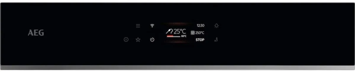 AEG TE7PB62WAB Inbouwoven - 71L - Zwart/RVS