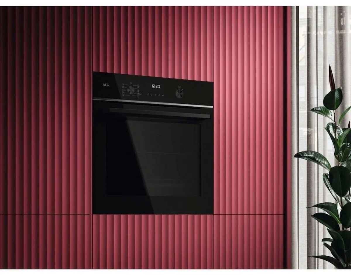 AEG TE7PB62WAB Inbouwoven - 71L - Zwart/RVS