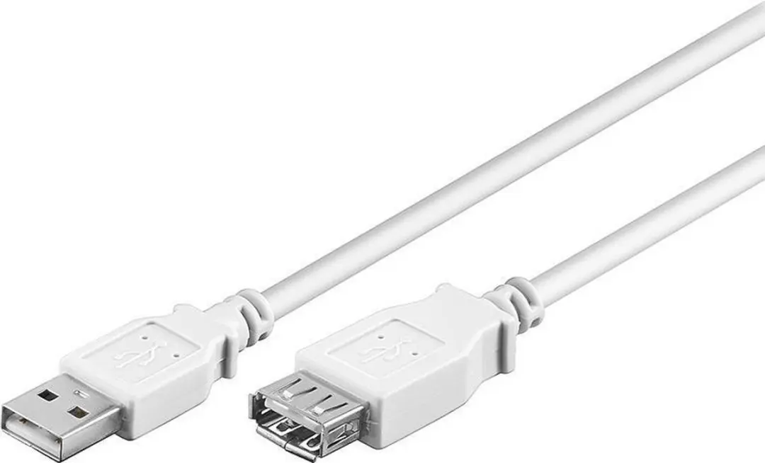 Goobay USB2.0 Verlengkabel 2A - 0,6m - Wit - 10 Stuks - afbeelding 6 van 6