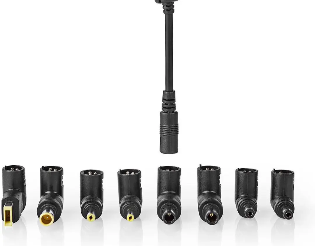 Nedis NBAU9001FBK Notebook-Adapter 90W - Type-F Zwart