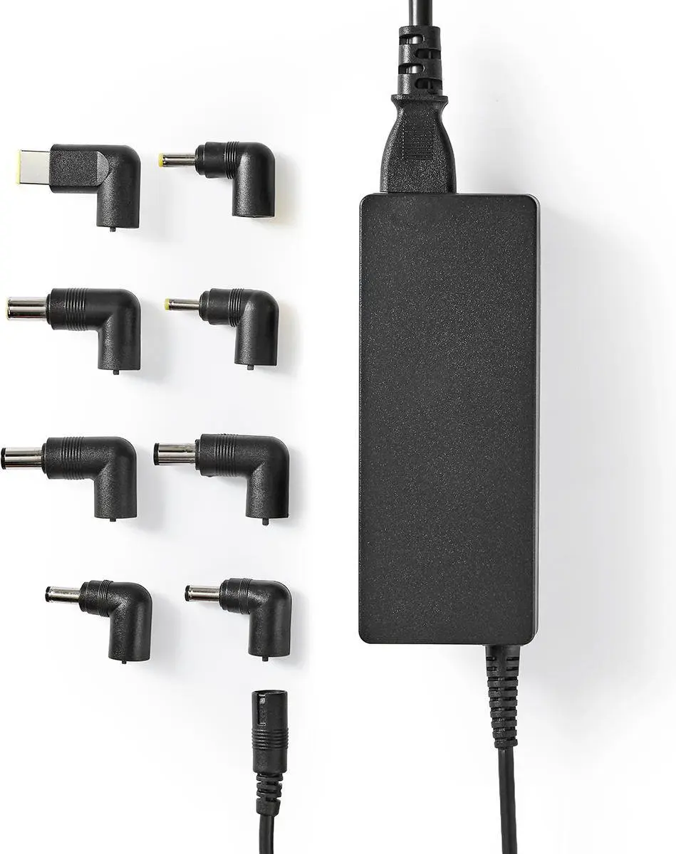 Nedis NBAU9001FBK Notebook-Adapter 90W - Type-F Zwart