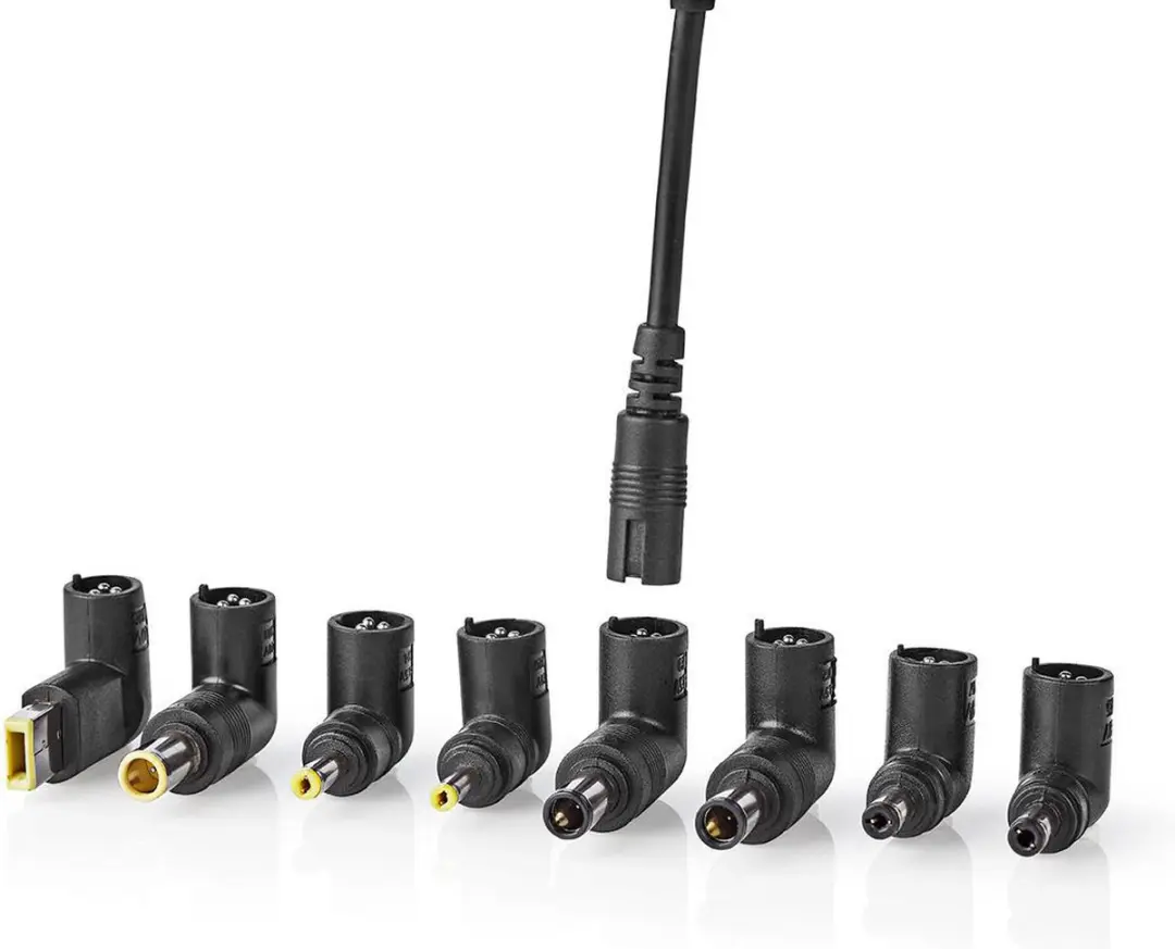 Nedis NBAU9001FBK Notebook-Adapter 90W - Type-F Zwart