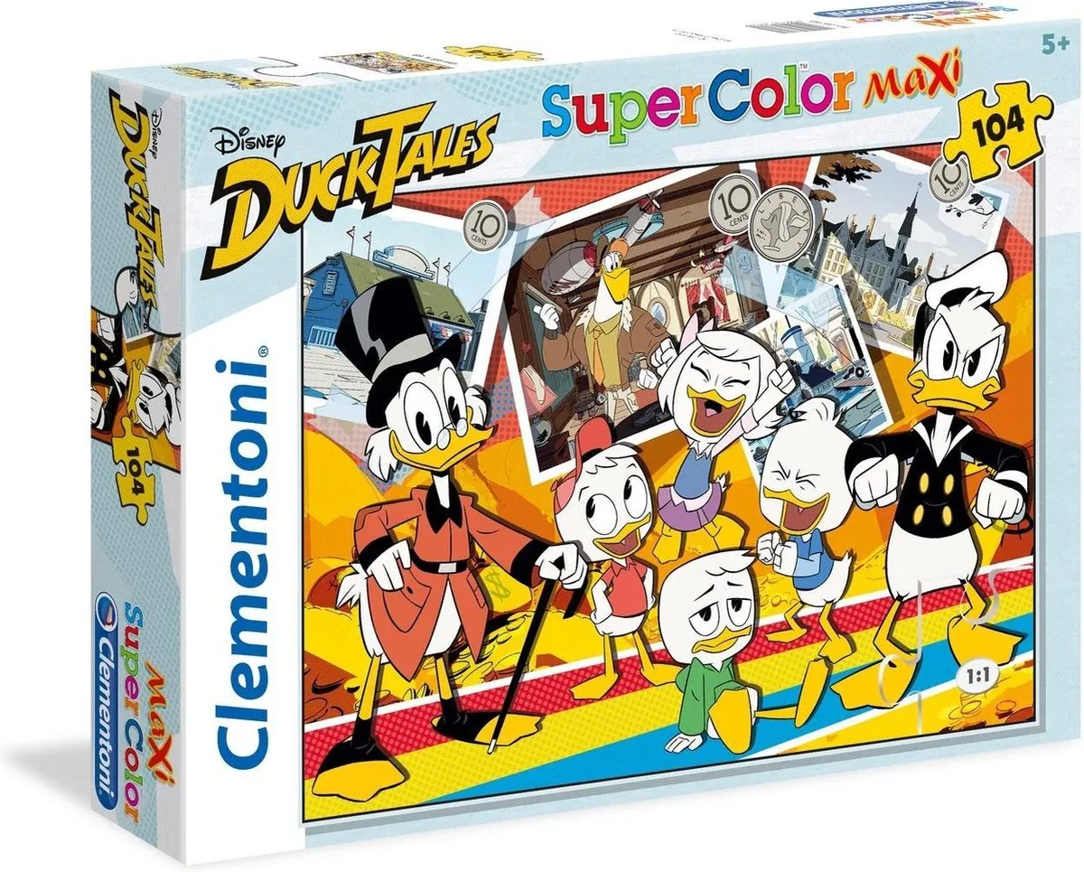 Clementoni Duck Tales Legpuzzel 104 Stukjes
