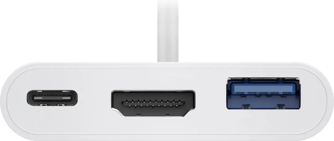 Goobay USB-C naar HDMI 4K 30Hz Adapter - 60W PD - Wit