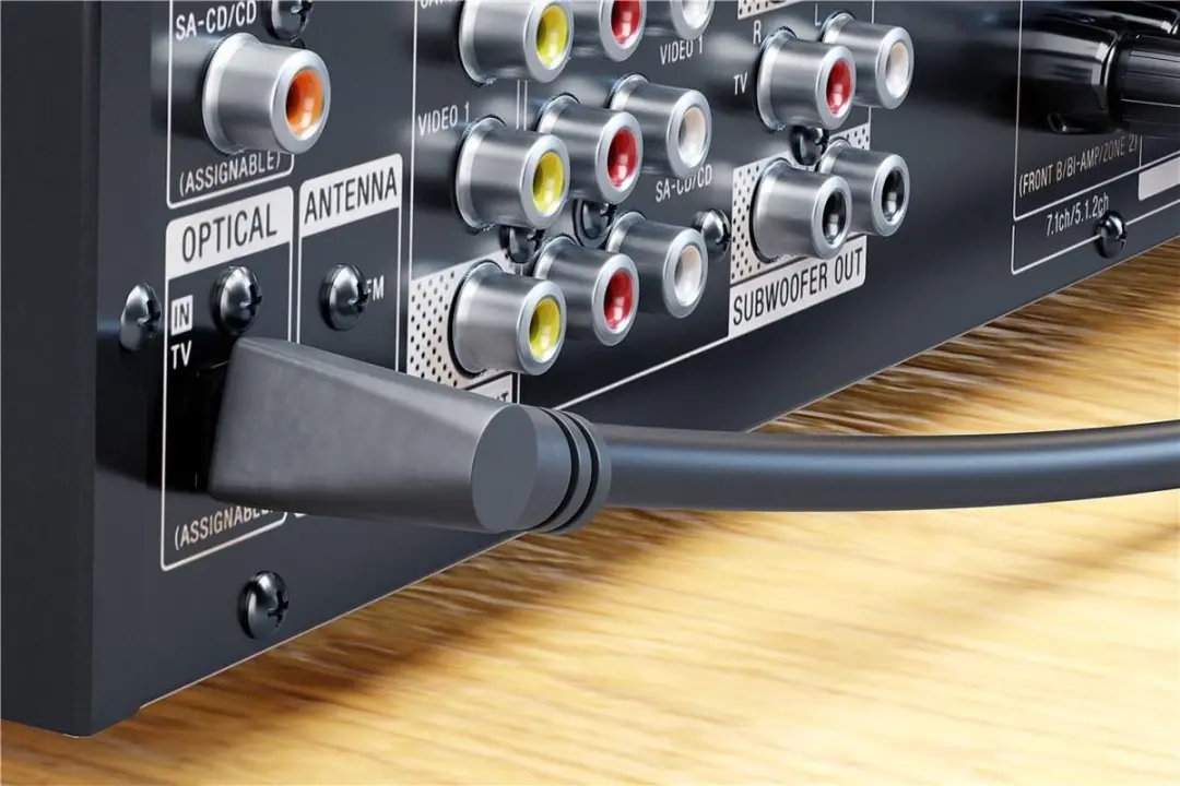 Goobay Toslink Audio Kabel 4mm Haaks - 1m - 10 Stuks