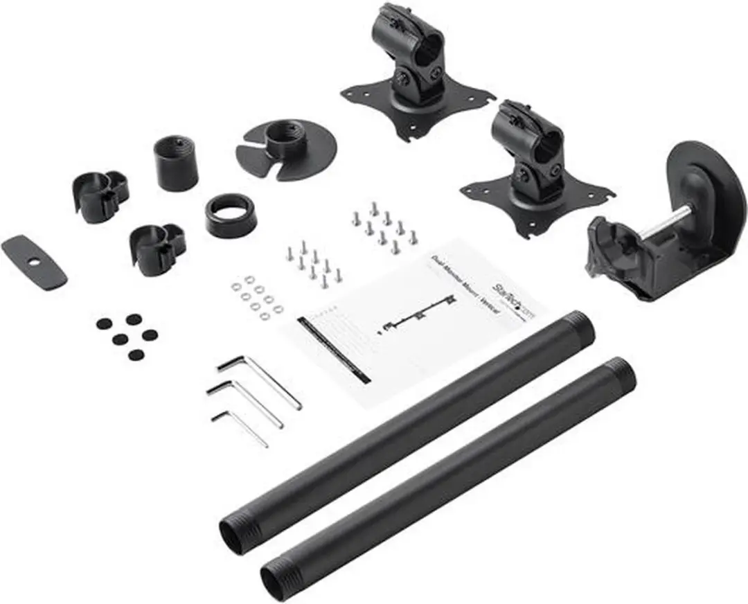 Startech Dual Verticale Bureaubeugel ARMDUALV - Zwart - afbeelding 6 van 6