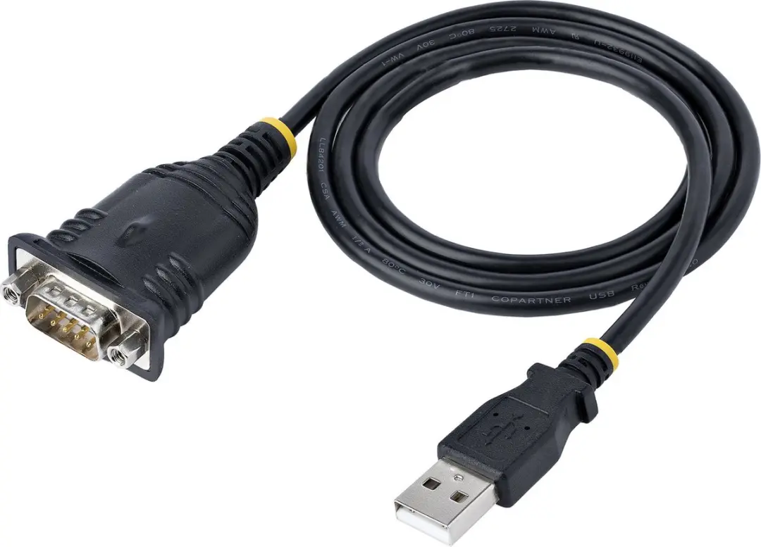 Startech USB-Serial Kabel 1P3FP-USB-SERIAL - Zwart