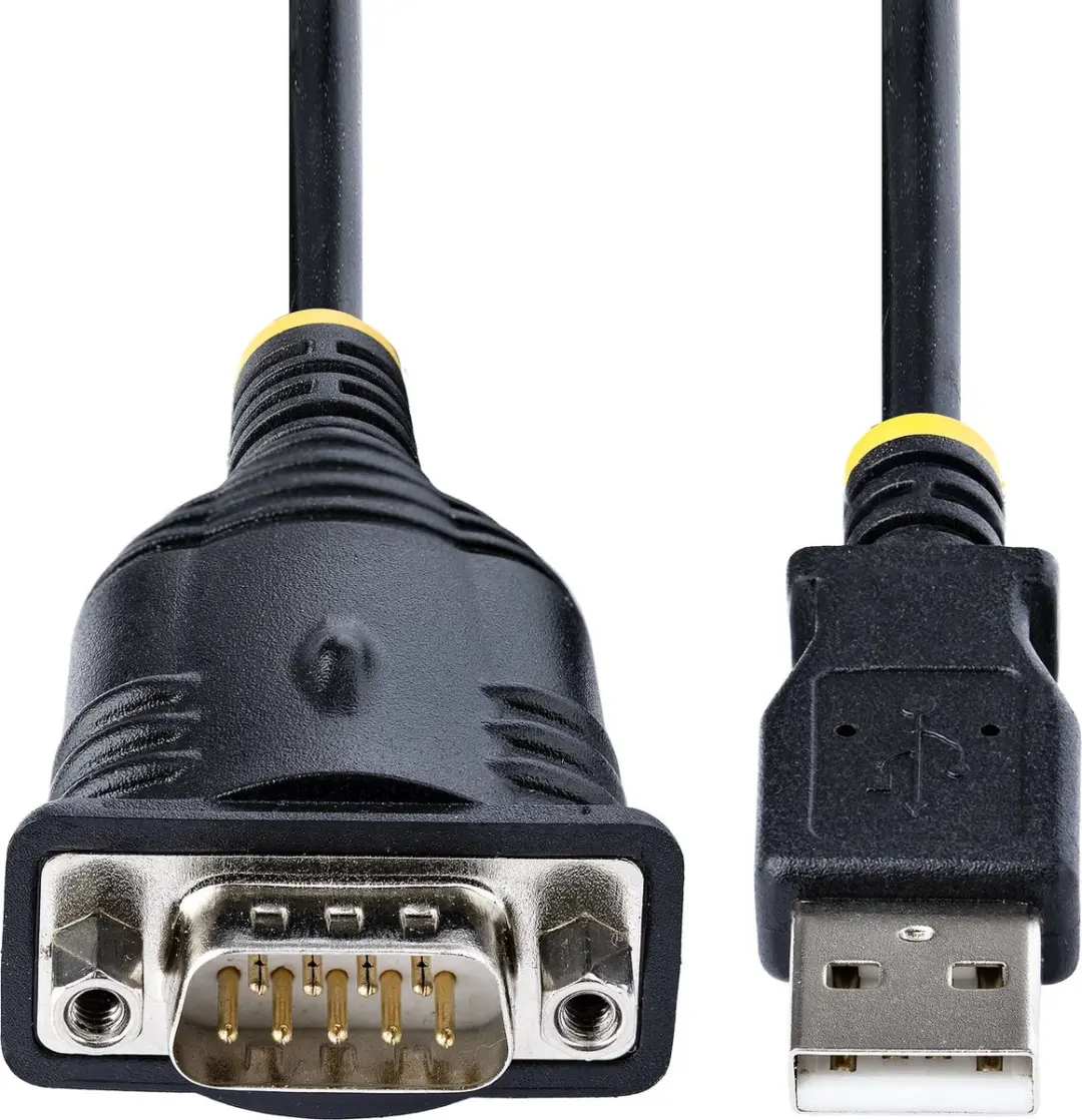 Startech USB-Serial Kabel 1P3FP-USB-SERIAL - Zwart