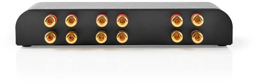 Nedis Speaker Control Box ASWI2652BK - 2 Poorten - 60W