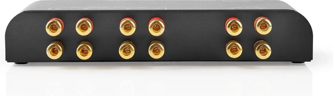Nedis Speaker Control Box ASWI2652BK - 2 Poorten - 60W