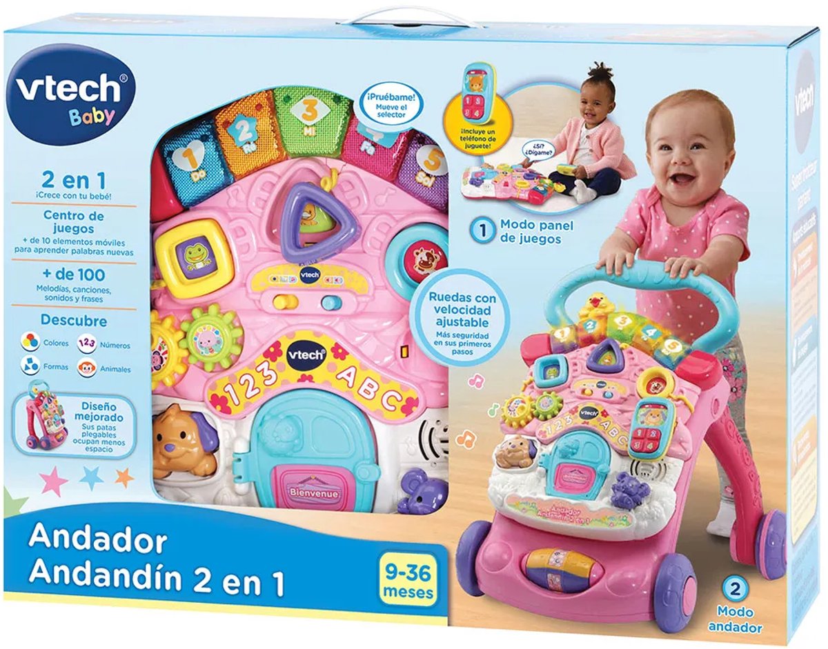 Driewieler Vtech Roze (9+ maanden) (Es)