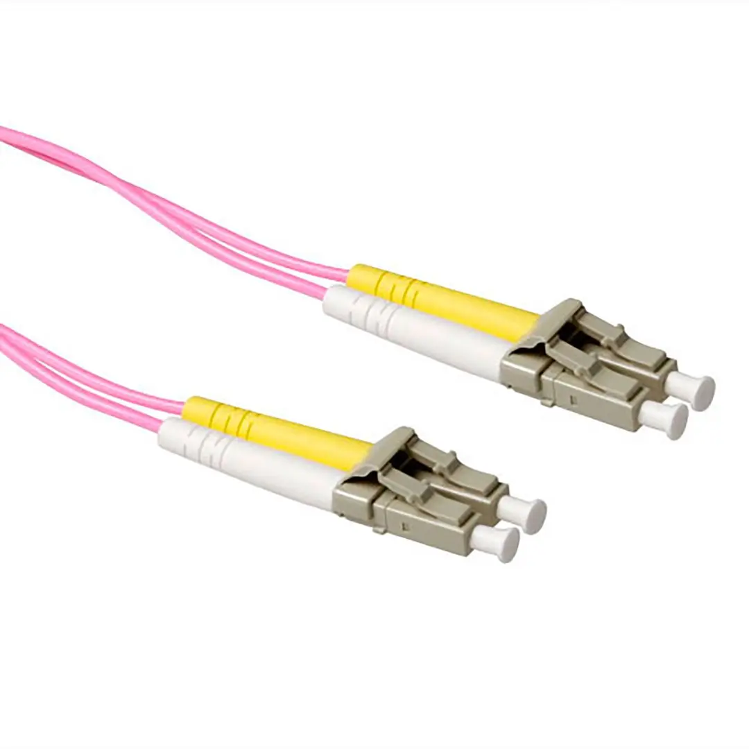 ACT 12m OM4 Glasvezel Patchkabel Duplex LC