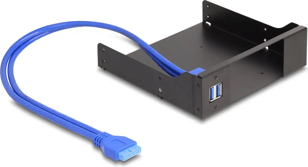 Delock 5.25" Metal Installatieframe met USB 5Gbps Hub