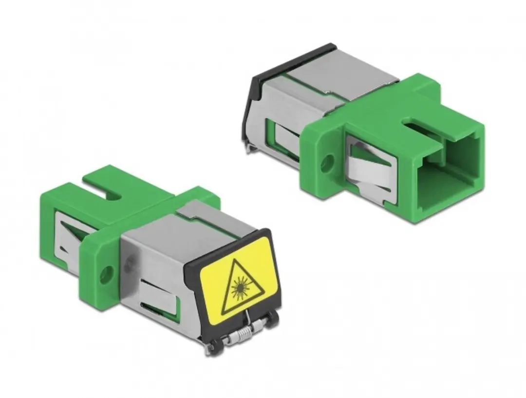 Delock SC Simplex Single-mode Glasvezelkoppeling - Groen