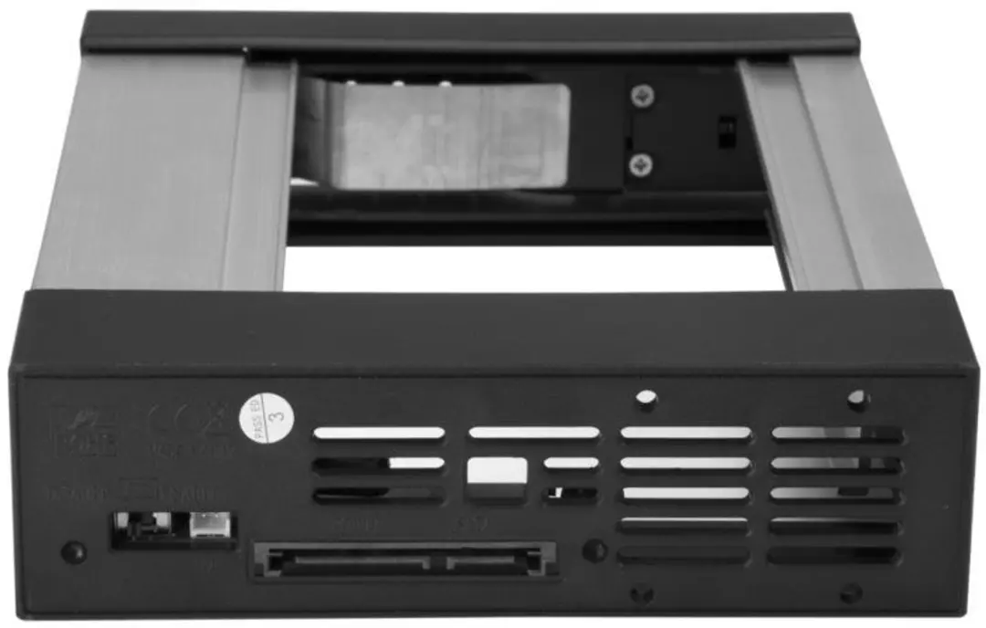 Startech HSB1SATSASBA 5.25" Hot Swap Bay - Zwart-Grijs