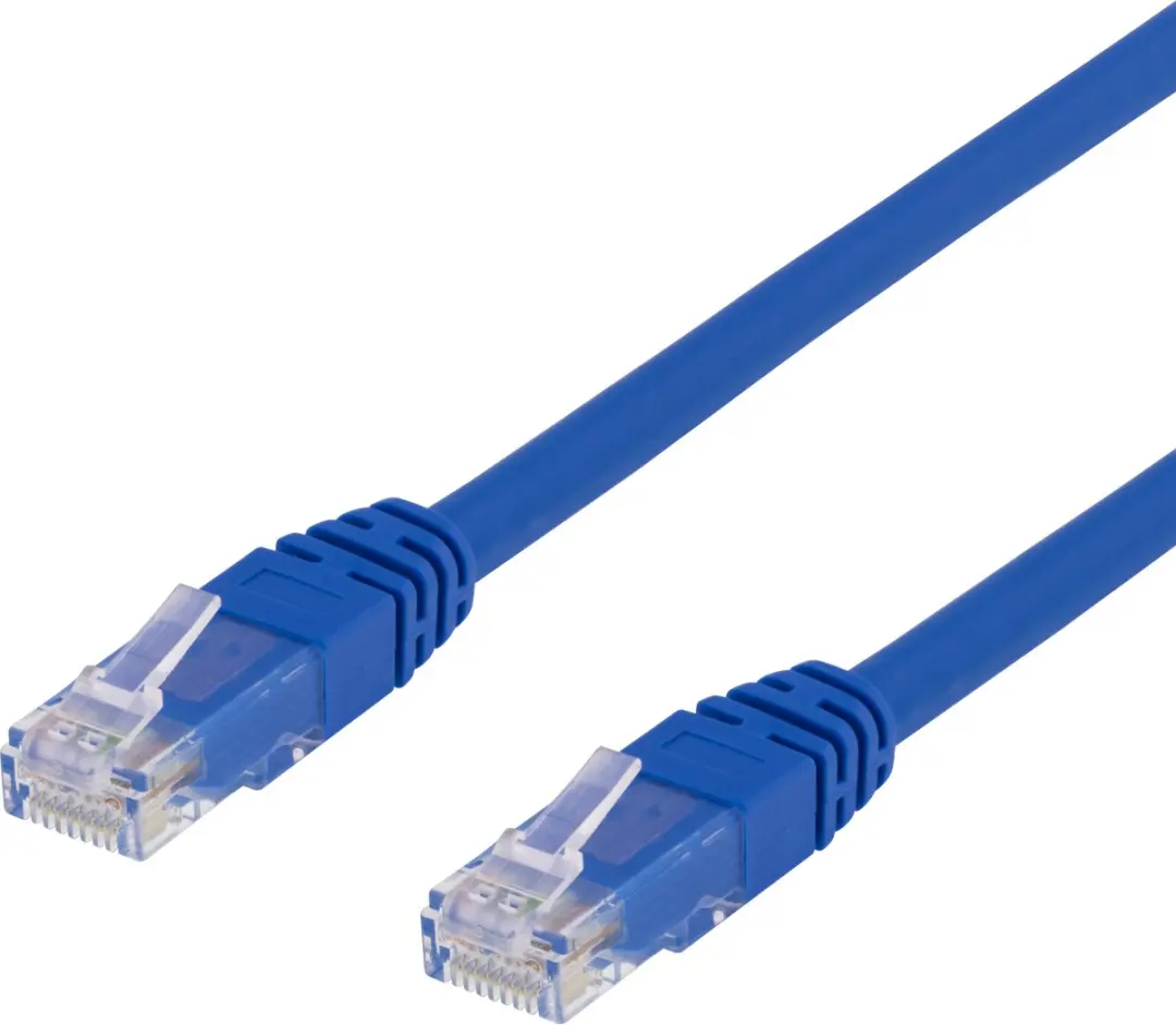 Deltaco TP-62B Cat6 Netwerkkabel - Blauw 2m